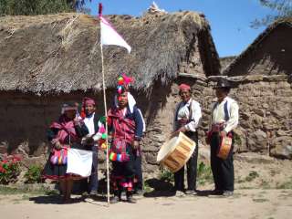 Visit of Taquile island on the Titicaca lake / Lima